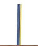 Brawa 32392 .006" 3-Conductor Stranded Copper Wire 27.3yd Reel Blue, Blue, Yellow Matches Marklin