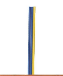 Brawa 32392 .006" 3-Conductor Stranded Copper Wire 27.3yd Reel Blue, Blue, Yellow Matches Marklin
