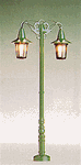 Brawa 5222 HO Historic Park Light Double-Arm Hanging Height 3-1/2"