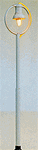 Brawa 5504 HO Ring Post Platform Light 3-1/2" Height