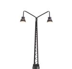 Brawa 83011 N Lattice Boom Double-Arched LED Light w/ Plug and Socket Base 2-3/4"
