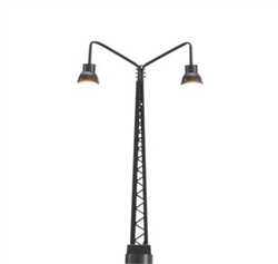 Brawa 83011 N Lattice Boom Double-Arched LED Light w/ Plug and Socket Base 2-3/4"
