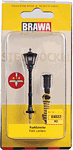Brawa 84022 HO Pin Socket System Light Single Park Lantern