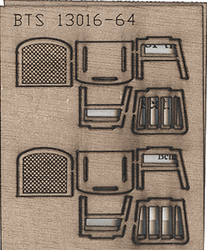 B.T.S. 13016 O Wood Chairs Straight