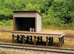 B.T.S. 27306 HO Dodson Farm's Milk Platform Kit Scale 25 x 11'