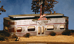 B.T.S. 27440 HO Goin' Home Series Babe's Diner Kit