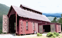 B.T.S. 27450 HOn3 McCabe Engine House Narrow Gauge Kit