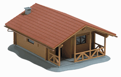 Busch 1035 HO Log Cabin Kit