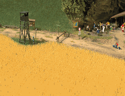 Busch 1204 HO Wheat Field Kit 15-1/2 Sq. In.