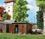 Busch 1594 HO Wooden Shed Laser-Cut Wood Kit