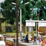Busch 1626 HO Wooden Train DisPatcher Telephone Boxes Pkg 2