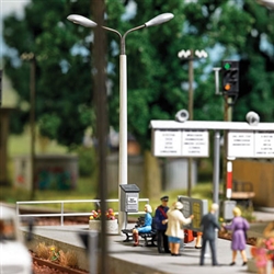 Busch 1626 HO Wooden Train DisPatcher Telephone Boxes Pkg 2