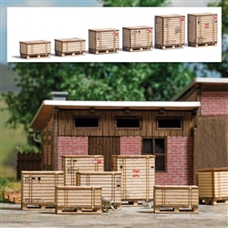 Busch 1811 HO Pallets & Crates