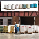 Busch 1812 HO Pallets with Boxes