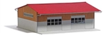 Busch 1901 HO Crop and Machinery Storage Shed Laser-Cut Kit