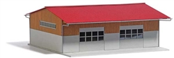 Busch 1901 HO Crop and Machinery Storage Shed Laser-Cut Kit