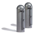Busch 1913 HO Tall Concrete Farm Silos Kit