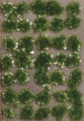 Busch 3557 Grass Tufts with Stones Late Summer pkg (35)