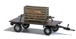 Busch 44929 HO Trailer w/Hog Crate