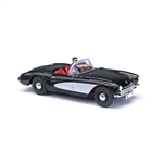 Busch 45435 HO 1956 Chevrolet Corvette Convertible Assembled Top Down