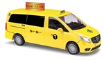Busch 51192 HO 2014 Mercedes-Benz V Class Passenger Van Assembled Taxi yellow black