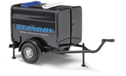Busch 54906 HO TSA Generator Trailer Assembled Standby
