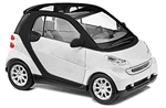 Busch 60202 HO 2007 Smart Fortwo Coupe Kit Various Colors