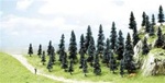 Busch 6492 HO Spruce Tree Assortment 2"-4.3" Pkg 35