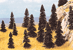 Busch 6498 Pine Tree Assortment 2 to 3-1/2" Pkg 20