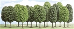 Busch 6585 Deciduous Trees 1 1/2 to 2-3/8" Tall Pkg 15