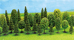 Busch 6589 N Mixed Forest Tree 12-Piece Set