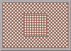 Busch 7413 HO Printed Surface Sheets Pkg 2 Each Antique Flagstone Plaza