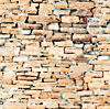 Busch 7423 HO Wall Card 8-1/4" x 5-13/16" Sandstone /2