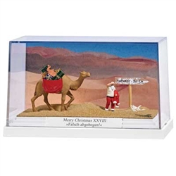 Busch 7630 HO Wrong Turn! Merry Christmas XXVIII Santa Camel Gift Sack Desert