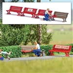 Busch 7978 HO Painting a Bench