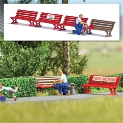 Busch 7978 HO Painting a Bench