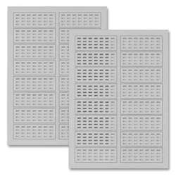 Busch 8140 N Concrete Road Panels Each panel 11/16 x 1/4" pkg 32