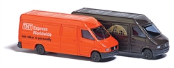 Busch 8338 N Mercedes-Benz Sprinter Cargo Van 2-Pack UPS Brown & TNT
