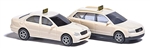 Busch 8341 N Taxi Set Assembled 1 Each: Audi A4 Sedan & Mercedes-Benz C-Klasse