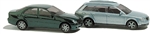 Busch 8346 N European Automobiles 2-Pack Audi A4 Avant Sedan & Mercedes C-Class Station Wagon