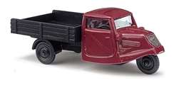 Busch 89103 HO 1935 Tempo Dreirad Pickup Truck Economy Assembled Red, Black