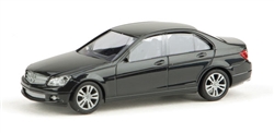 Busch 89138 HO Mercedes-Benz C-Klasse Sedan Economy Assembled Black