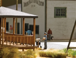 Busch 9720 HO North American Street Signs & Details Barricades Mailboxes Billboards 1950 Chevy Pickup & More