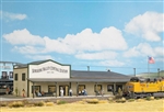 Busch 9721 HO North American-Style Wood Train Station Laser-Cut Wood Kit