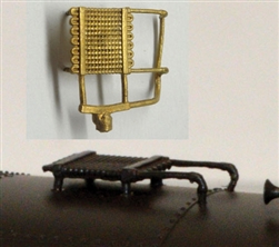 Cal Scale 190684 HO F-Unit Roof-Mount Radiator SP&S Style Lengthwise Piping Brass