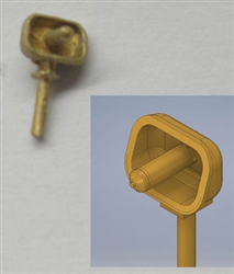 Cal Scale 190702 HO Hancock Electric Whistle Type 4700 Brass