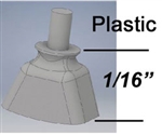 Cal Scale 190727 HO Locomotive Cab Ground Light Plastic Pkg 4
