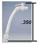 Cal Scale 190730 HO Loco Air Hose with Shut Off Valve Plastic Pkg 2