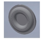 Cal Scale 190734 HO Locomotive Polling Pockets 8-1/2" Scale Diameter 3/32" Actual Plastic