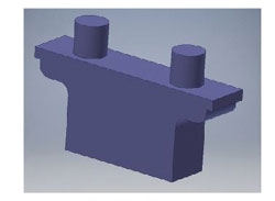 Cal Scale 190738 HO Loco Deck Lift Bolsters 20 x 8-3/4" Scale Plastic Pkg 4